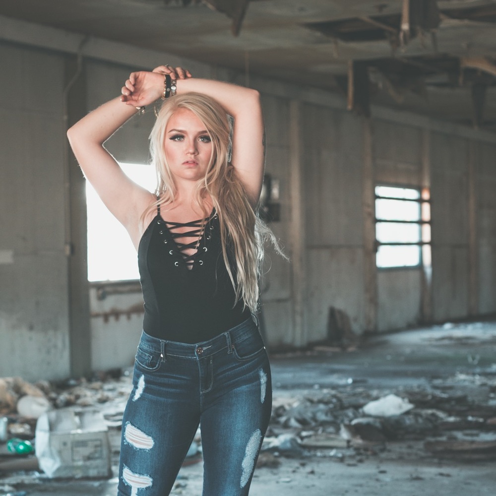 Black laceup bodysuit with choker